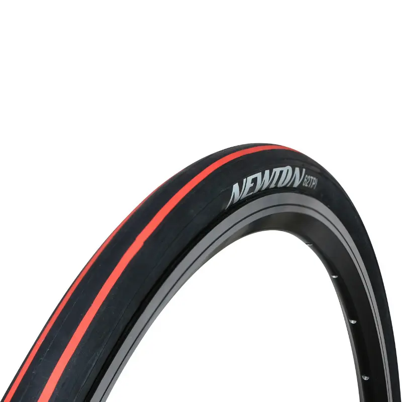 Reifen Straße 700 x 25 Newton E-01 schwarz rote Streifen TS (25-622)