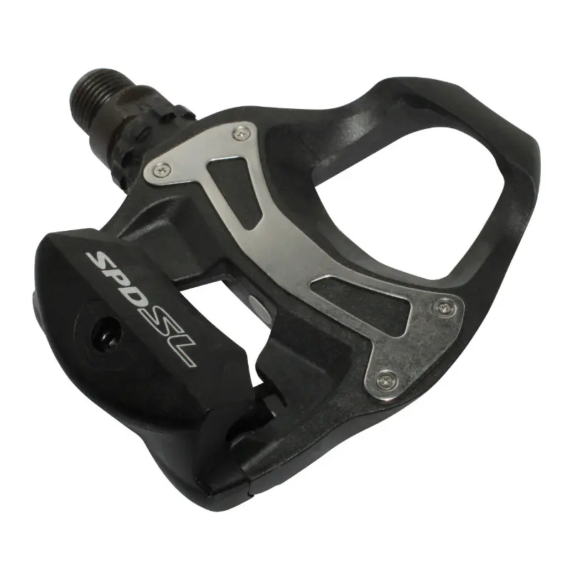 Shimano R550 کاربن SPD-SL روڈ کلیٹ لیس پیڈلز کلیز کے ساتھ (جوڑا)