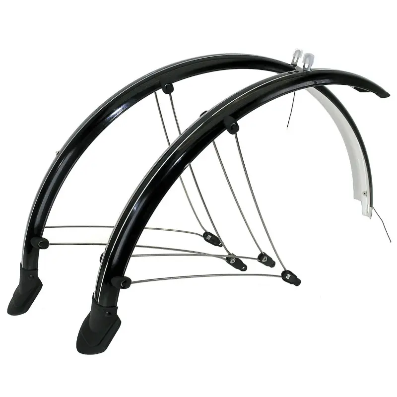 Garde-boue VTT tringles 24" P2R Country Plastic noir largeur 56 mm (paire)