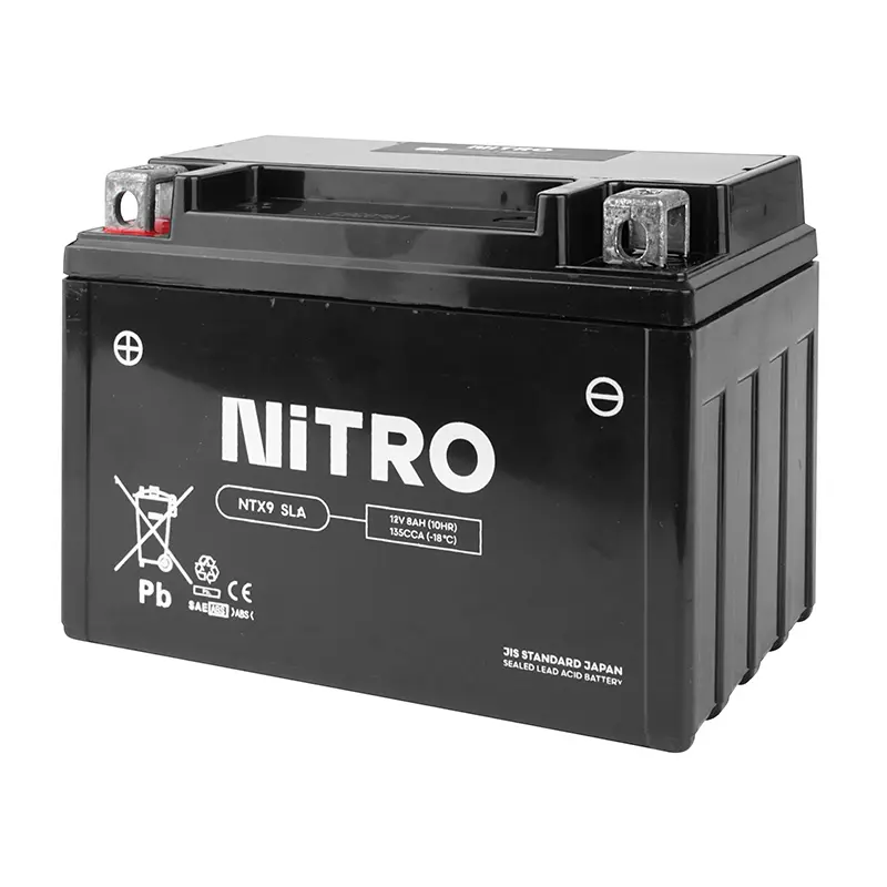 Batterie Nitro NTX9-BS/YTX9-BS laitue/gel ALS euro-2 Centro 4T Zip 4T