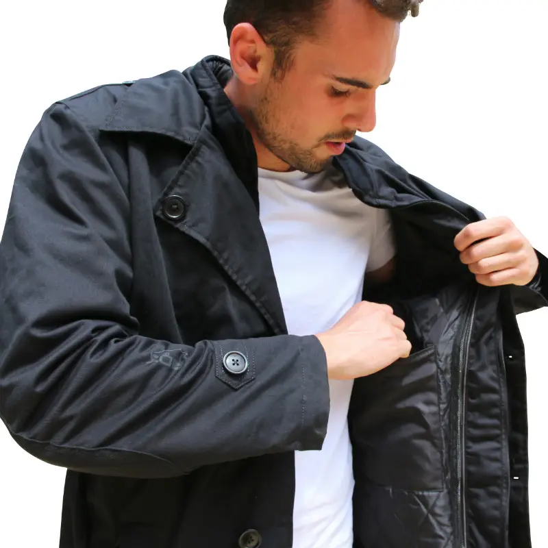 ADX 3-4 Look In schwarze Jacke Größe L mit Protektoren — Ansicht 3