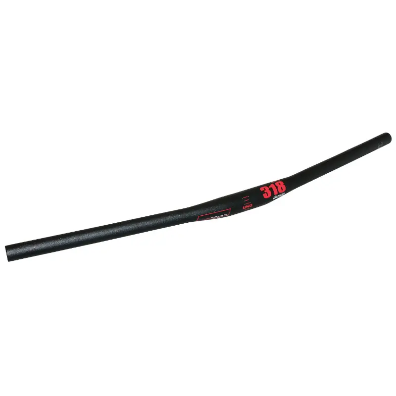 Cintre VTT droit uno flat top alu noir diam 31,8MM L700MM back 9°
