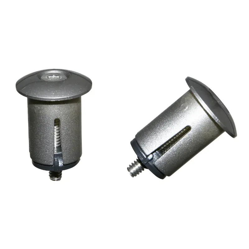 P2R Lenkerstopfen mit Expander Grau (Paar) Innendurchmesser 18.2 mm und Außendurchmesser 25.2 mm