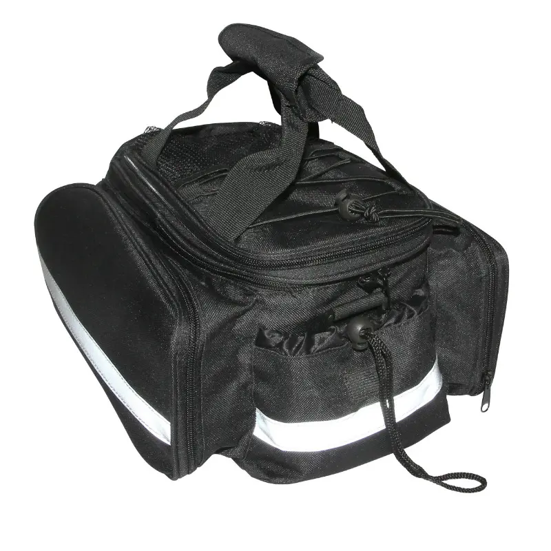 Newton N1 Fahrrad-Gepäckträgertasche mit seitlichen Taschen, wasserdicht durch Klettverschlüsse (L 30CM x B 17CM x H 13CM)