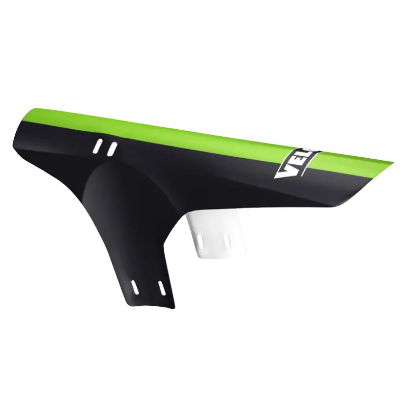 ヴェロックス VTT フロントフェンダー ブラック-グリーン フォーク固定 リルサン — 第2ビュー