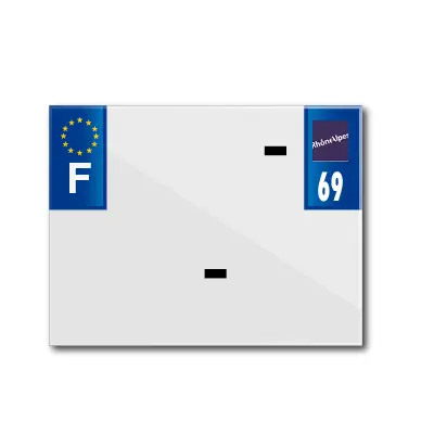 Motorradschildband 170X130 für PVC-Rohling ab 69-EURO (einzeln verkauft)