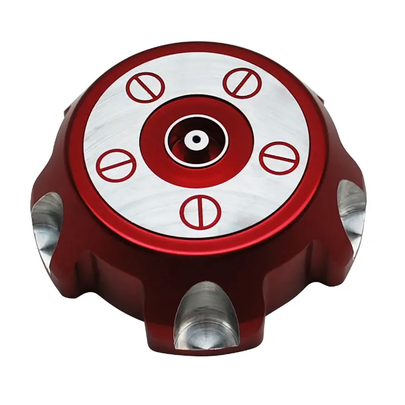 Bouchon d'essence Replay aluminium rouge MBK 50 X-Limit 1996-2002 / Yamaha 50 DTR 1996-2002