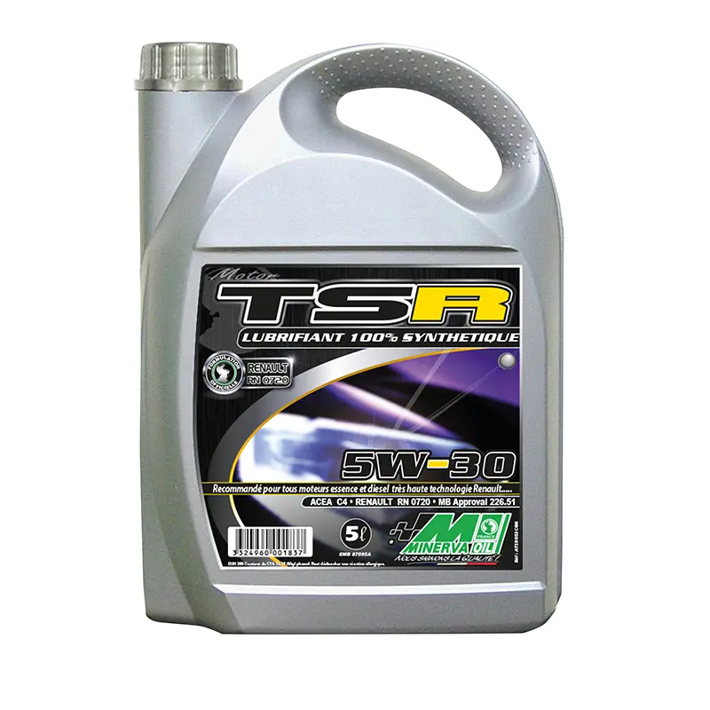 Motoröl 4-Takt Synthetisch Minerva TSR 5W30 ACEA C4 RN 0720 - 5L