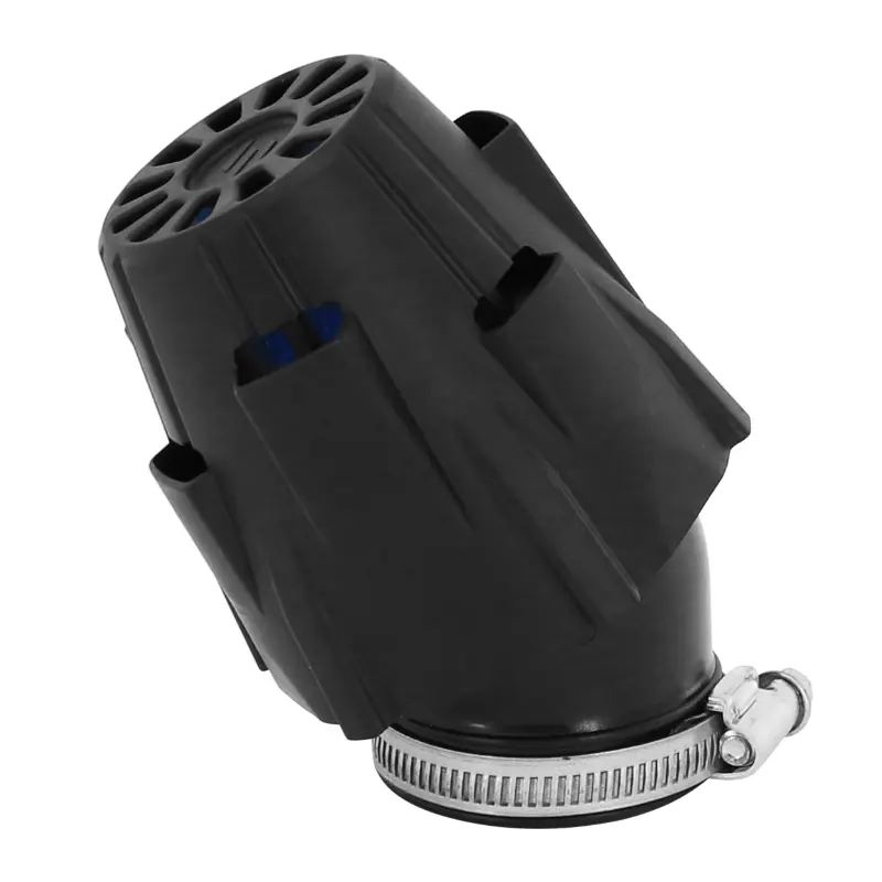 Filtre à air Polini Blue Air Box noir fixation coudée 30° diam 46