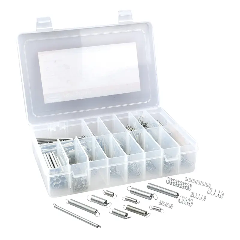 Feder Zug-Druck und Druck-Druck 14 Größen Sortiment 200 Teile P2R