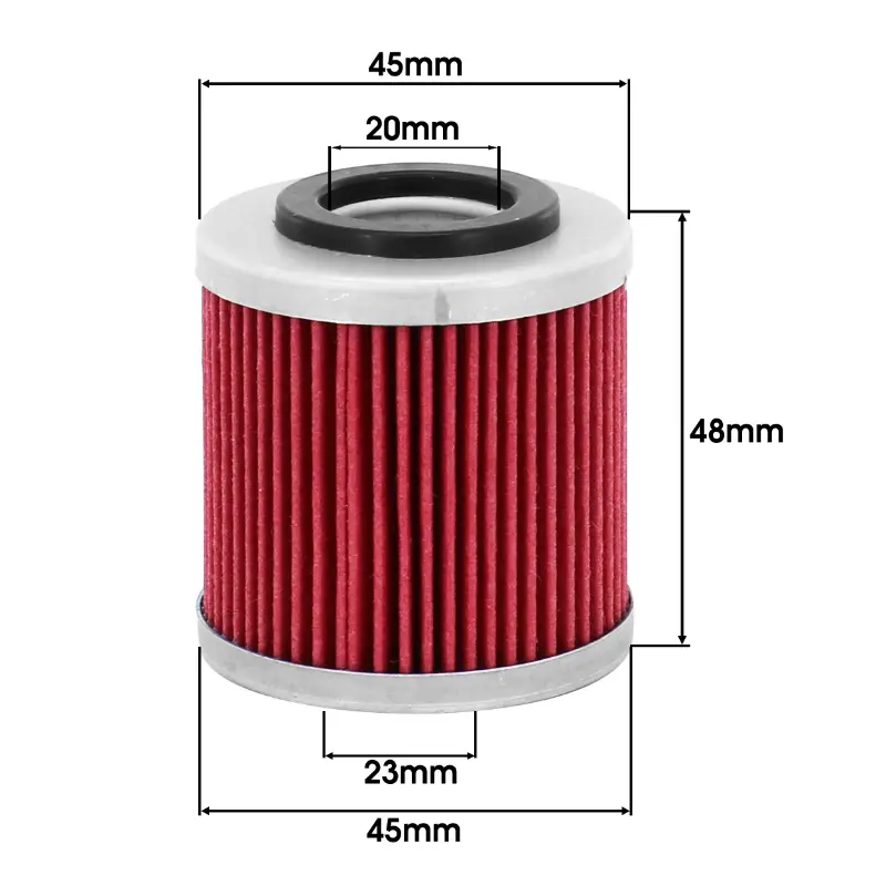 হিফ্লোফিল্ট্রো HF154 হুসকভারনা 250-450-510 TE-TC 510 SMR 610 SM (45x48 মিমি) তেল ফিল্টার — 3তম ভিউ