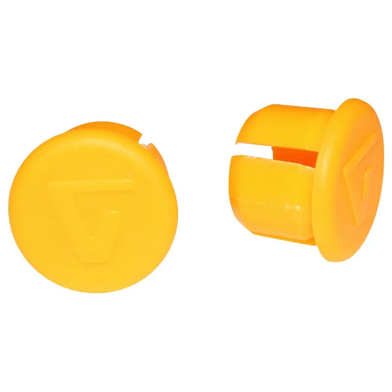 Lenker-Endkappen Velox orange neon (2er Pack)
