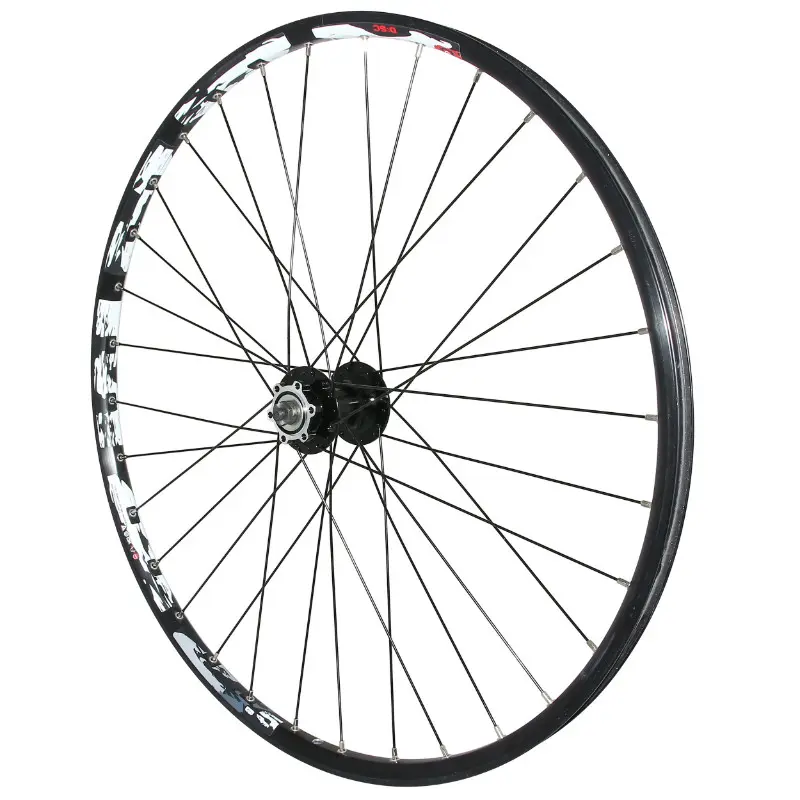 Roue VTT disque blocage 27,5" Karma avant noir moyeu Velox 6 trous 32 rayons jante 21C