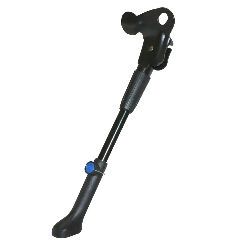 P2R Seitenständer hinten für Fahrrad 24-28" verstellbar Nabenbefestigung Aluminium schwarz verstärkt E-Bike