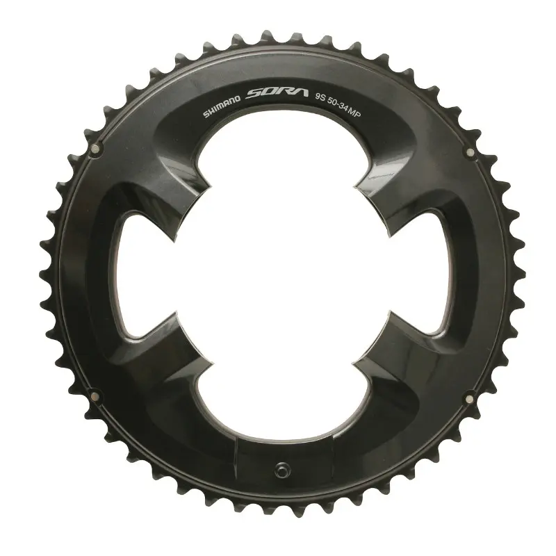 4BRA Rennrad-Kettenblatt d.110 für Shimano Sora R3000 Origin 50DTS außen 9-fach.