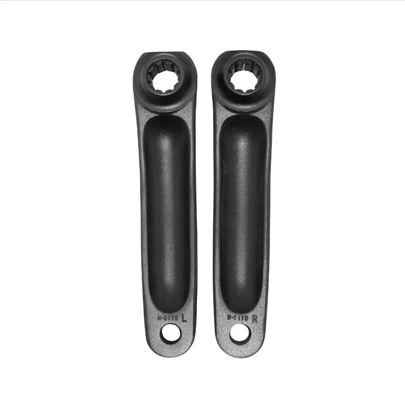دائیں + بائیں کرینک Stronglight MAGAN3 170MM سیاہ isis Bosch جنریشن 1 -2 اور 4-BROSE کے لیے (ڈیفلیکشن 10MM - قطر سلیٹس 22 MM)
