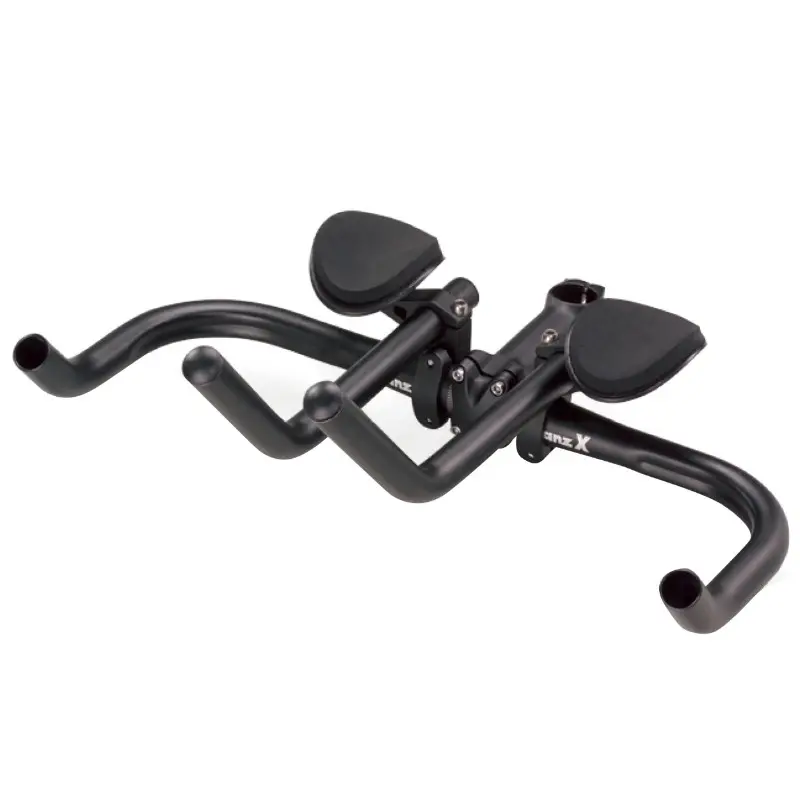 Prolongateur de cintre contre la montre 31,8-25,8 alu noir mat position haute avec repose bras 475GRS