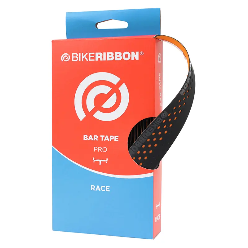 ہینڈل بار ٹیپ BikeRibbon ڈراپ سیاہ-نارنجی