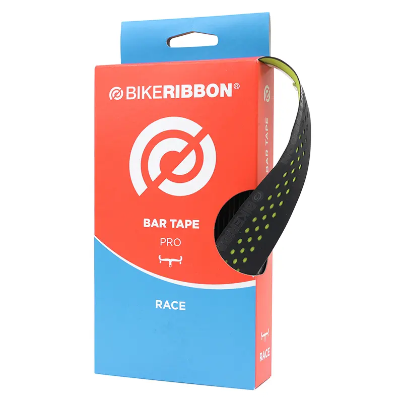 ハンドルグリップテープ Bikeribbon ブラック-グリーン