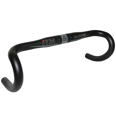 Rennlenker ITM Alcor Aluminium schwarz matt 31,8 mm 42 cm außen (Mitte-Mitte 40 cm) 295 g