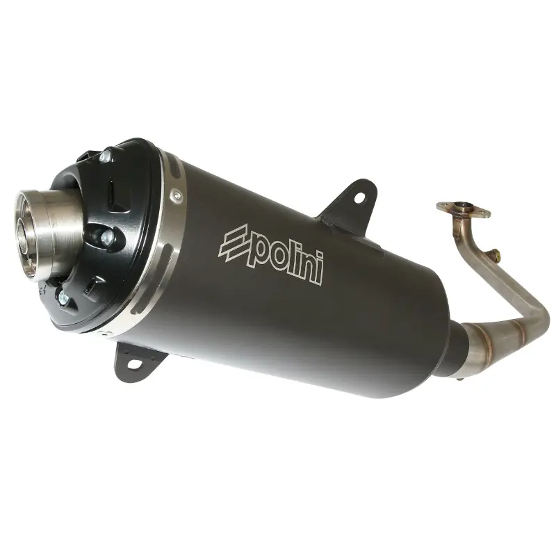 Silencieux Polini black pour SYM 125 Joymax 2015+ et 125 GTS Evo 2018+