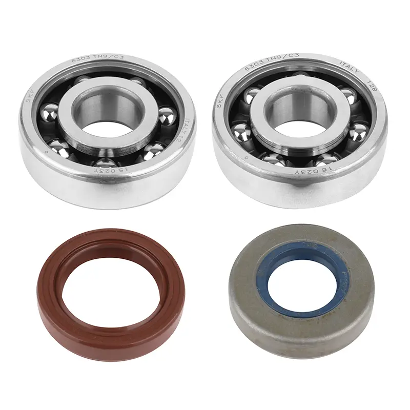 Roulement d'embiellage + joint 50 à boîte Artek K1 SKF adaptable Minarelli 50 AM6 MBK 50 X-Power Yamaha 50 TZR Peugeot 50 XPS Rieju 50 RS1 Beta 50 RR