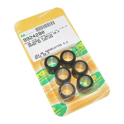 Rol-pulley maxiscooter Top Performances 20x15 11,0g (x6) untuk Honda 125 Forza, PCX, SH, Panthéon, S-Wing - Kymco 125 Dink, Grand Dink