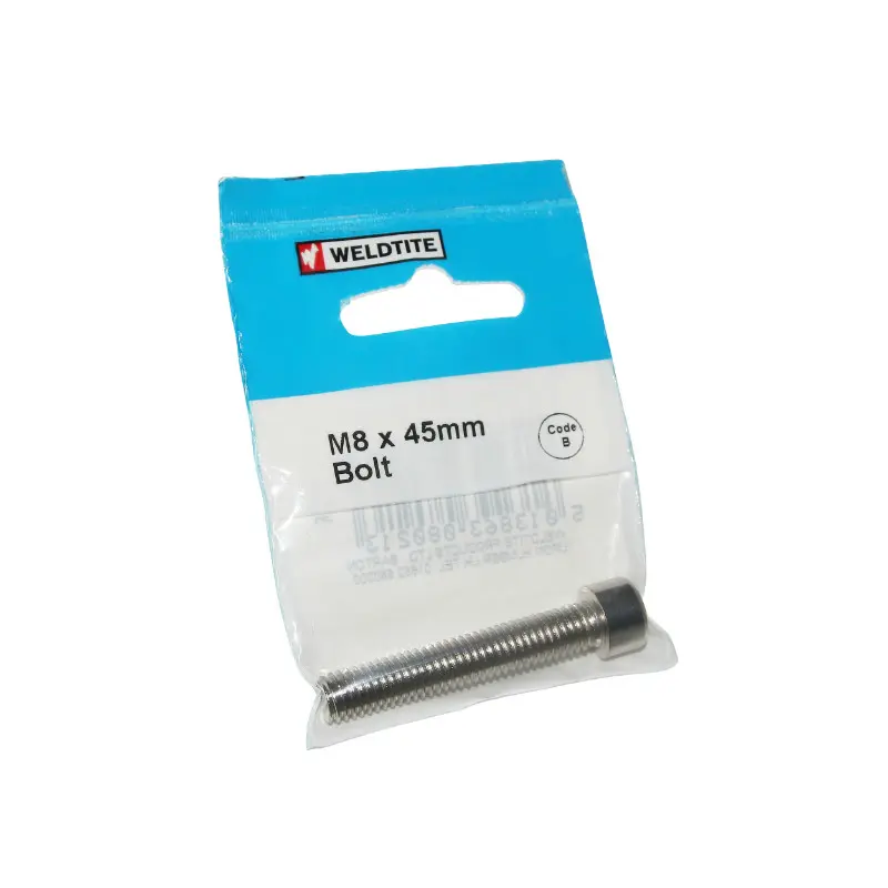 Vis M8 x 45 mm à l'unité WELDTITE