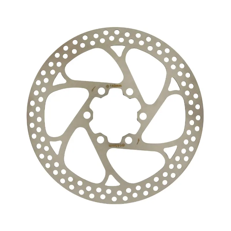 Disque de frein Newton 140 mm 6 trous argent compatible Shimano