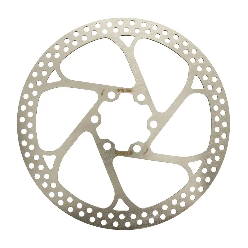Disque de frein Newton 160 mm 6 trous argent compatible Shimano