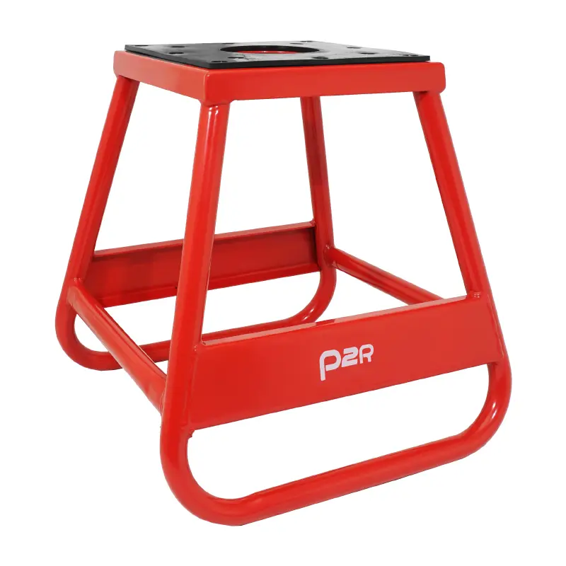 Dreibein-Ständerheber für Motocross P2R Stand Fixe Tabouret Stahl rot