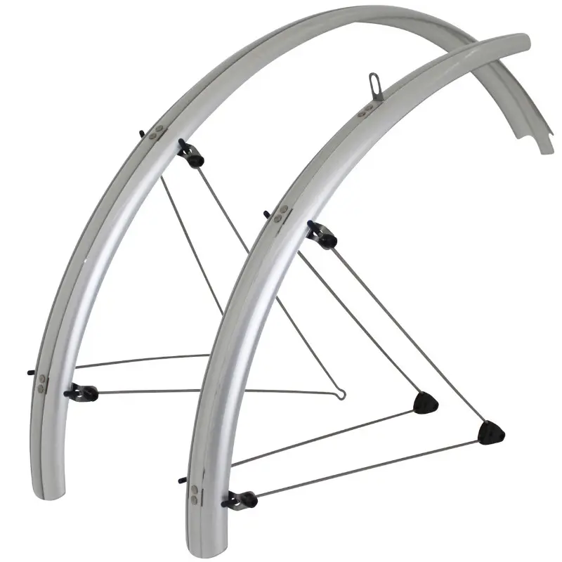 Garde-boue VTT tringles 26" Stronglight Country 54 mm argent (paire)