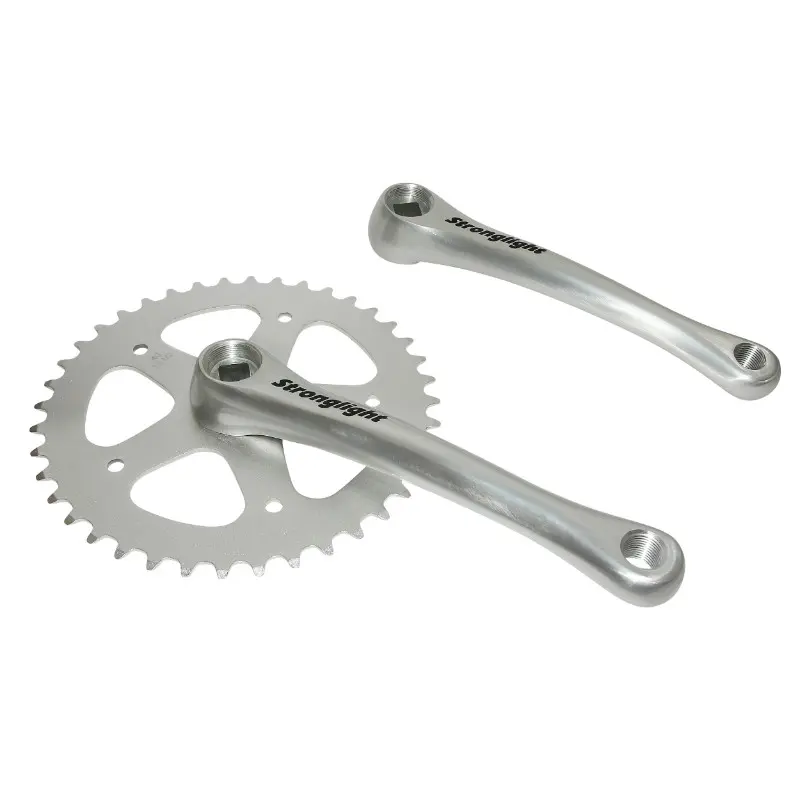 Pédalier City Stronglight SL55 aluminium argent 170 mm 40 dents chaîne 2.38 axe carré 115 mm