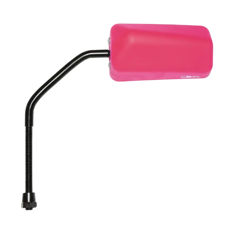Replay F1 Rückspiegel fluoreszierendes Pink Durchmesser 8 lange Welle umkehrbar