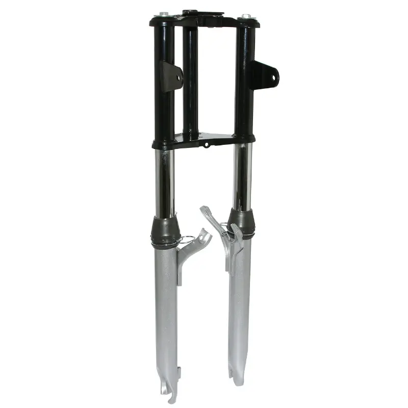 Fourche cyclo adaptable MBK 51 Swing noir-gris (cône diam 26,4 mm)