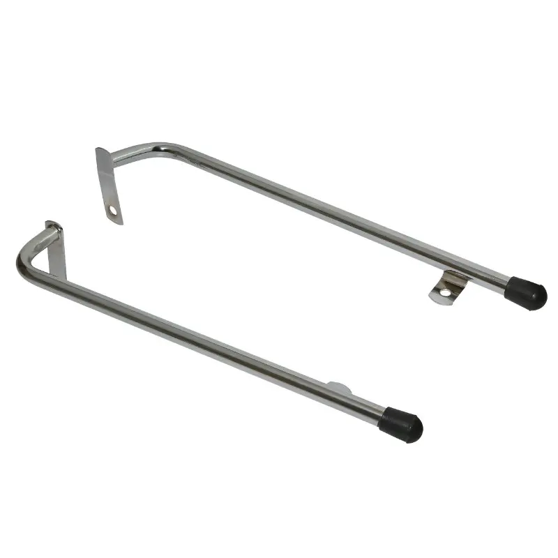Verstellbare Fußrastenadapter Peugeot 103 MVL SP chrom (Paar)