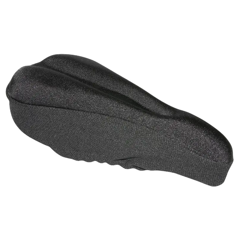 Couvre-selle vélo P2R néoprène-gel mémoire de forme noir 300x155mm