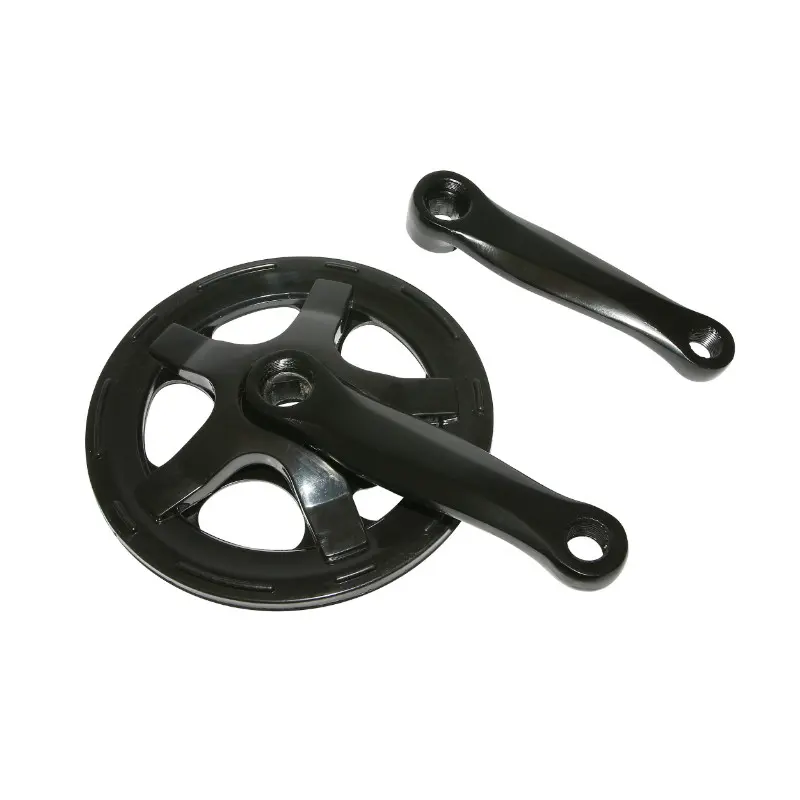 Pedalier MTB Selecție P2R 5-6 oțel negru 127 mm coroană 36D cu protecție lanț