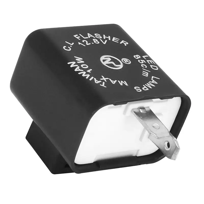 Centrale clignotante universelle 12V 10W 2 fiches-bornes pour clignotants à LEDs P2R