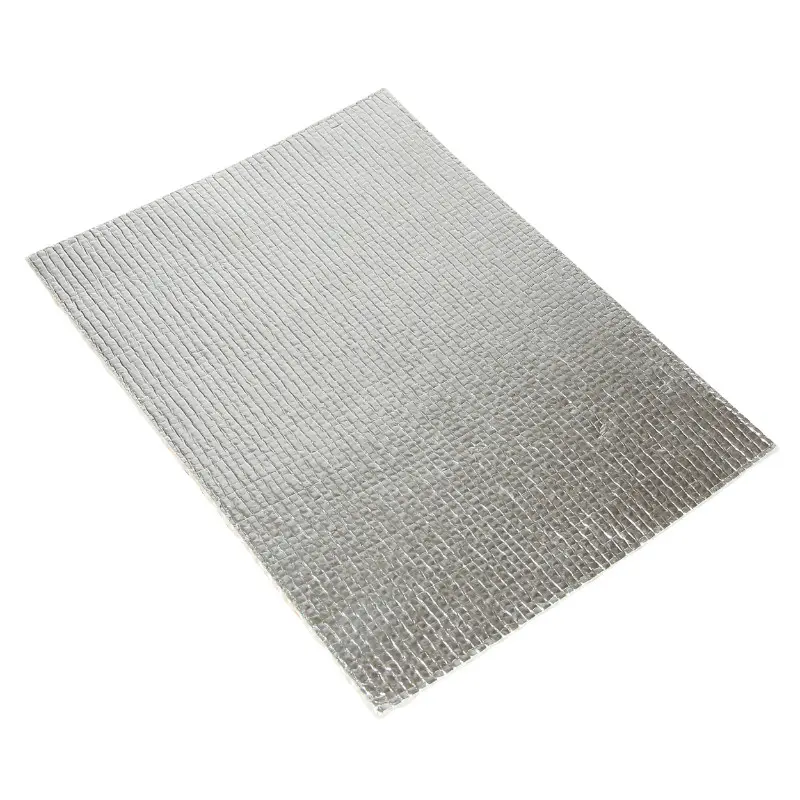 Protection isolante adhésive en tissu de verre et aluminium 200x150mm Sélection P2R