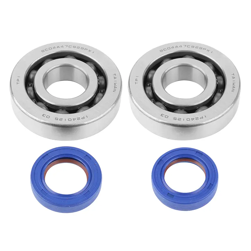 Roulement d'embiellage + joint Polini pour Piaggio 50 Zip 2T, Typhoon, NRG - Gilera 50 Stalker, Runner (kit 282.0001)