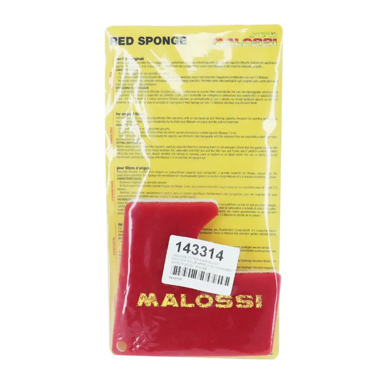 Luftfilter-Schwamm Malossi für Aprilia 50 Scarabeo Ditech 2000+ — Ansicht 4