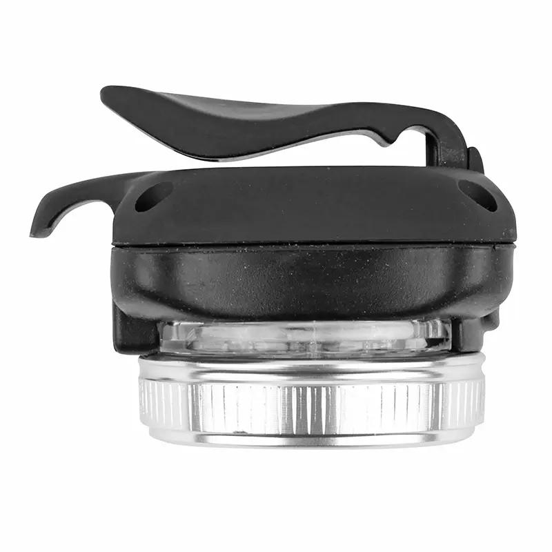 Fahrradbeleuchtung USB Heck an Sattelstütze Newton LIGHT22AT COB LEDs 30 Lumen silber-schwarz — Ansicht 3
