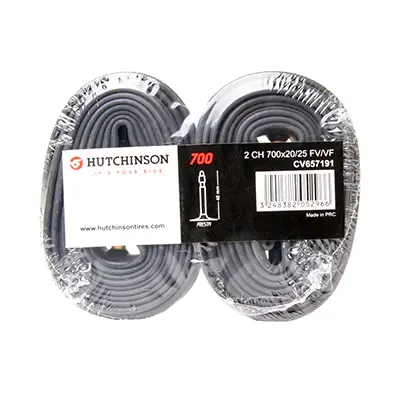 Chambre à air vélo 26 x 1,70-2,35 Hutchinson valve Presta 48 mm (lot de 2)