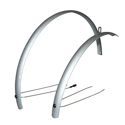 Garde-boue City-VTC 28'' Stronglight aluminium R'light 55 mm gris mat paire