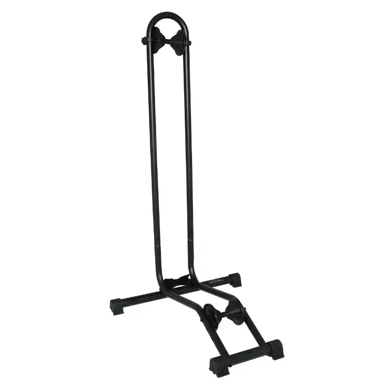 Support vélo P2R Présentoir Rool noir sur roue avant-arrière 24-29 pouces