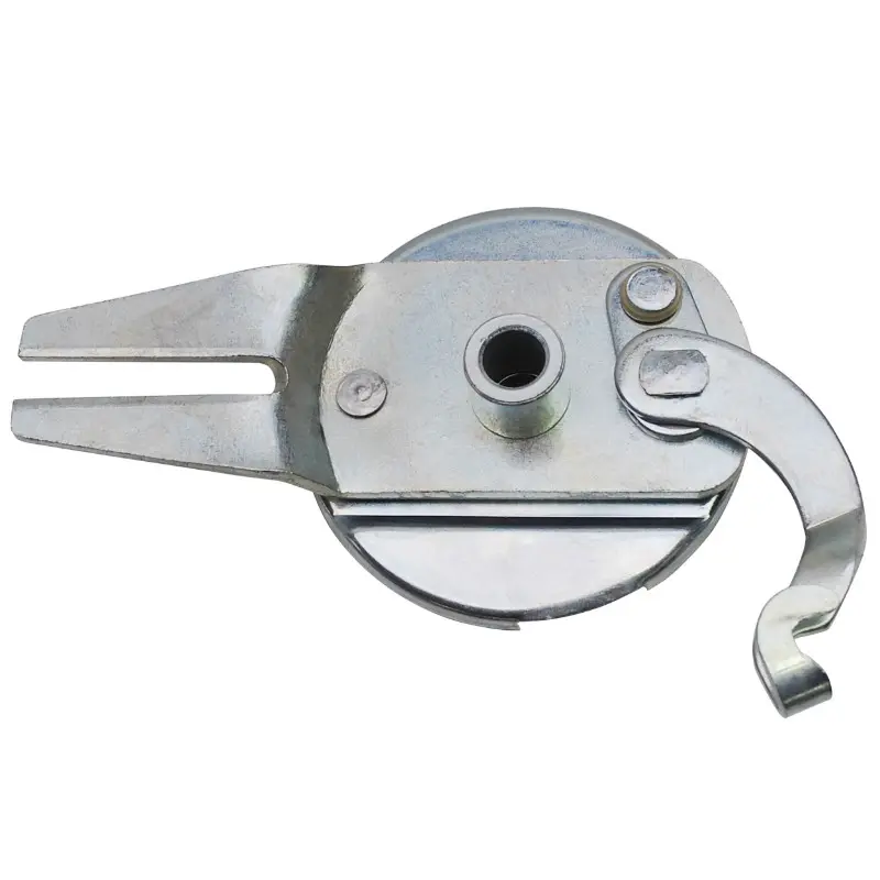 Flasque de frein cyclo adaptable Peugeot 103 SP MVL arrière type Leleu (axe diam 12 mm)