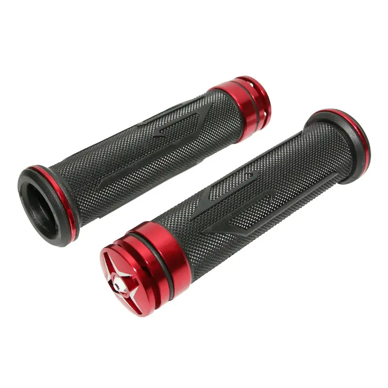 Replay Scoot 다이아몬드 블랙-레드 클로즈드 엔드 135 mm 핸들 그립 커버 (페어)