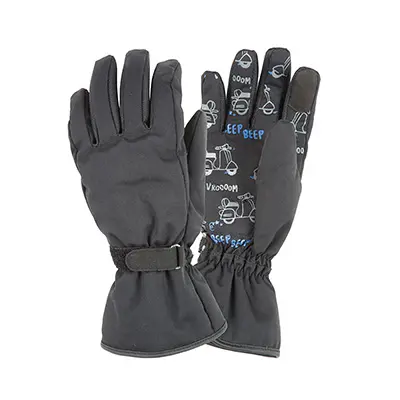 Winterhandschuhe Tucano Urbano Password CE Kid schwarz 8 Jahre (geprüft nach EN13594)