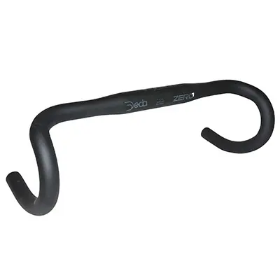 Cintre route Deda zero 1 alu noir mat 31,8 l 46 exterieur (44CM axe-axe)